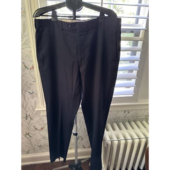 JB BRITCHES Made In Italy Mens' Blue Worsted Wool Dress Pants Pockets Size 38R - Picture 1 of 6